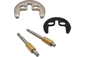 PIPESTATION Kit di fissaggio per rubinetto monoblocco | Set di montaggio per rubinetto da cucina | Staffa a 2 fori 2 bulloni per rubinetti da cucina, miscelatore per lavello da cucina, rubinetto da cucina |