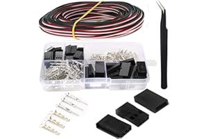 RUNCCI-YUN (30 Ensembles) Connecteur D'extension Servo JR et Futaba Style, 3 Broches, pour DIY Rallonges RC Voiture Heli