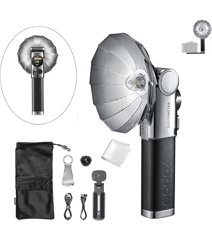 Godox Lux Cadet GN10 Flitser – Retro Design – 6200K – 7 Vermogensniveaus – Compatibel Met Canon, Nikon, Sony En Meer 5 miniatura