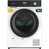 Cecotec Secadora de Ropa 8Kg Bomba de Calor Bolero Dresscode Dry 8330. Clase Equivalente A++, 15 Programas y Funciones como S