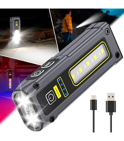 Klarus LED-Arbeitsleuchte – 550 Lumen, Magnetisch, Wiederaufladbar