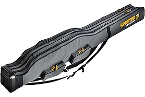 SPORTEX MARKENQUALITÄT AUS DEUTSCHLAND Sportex Rutentasche SuperSafe 150cm/2-4 Ruten grau