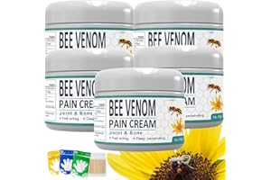 CAMIC Bee Venom Pain and Bone Healing Cream,Bienengift Gelenk- Und Knochen-Therapie-Creme,New Zealand Bee Venom Joint and Bone Therapy Cream,Advanced Bee Venom Gel Joint and Bone Therapy (5pcs)