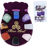 Natural Healing Crystal Chakra Stones for Crystal Therapy, Chakra Healing | Assorted natural crystal stones for chakra practi