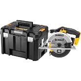 DEWALT Circular Saw XR 18V, 460W, Disc 165 mm, Cutting Depth Max. 55 mm, Speed 5150 rpm, Ergonomic Handle, Includes TSTAK Cas