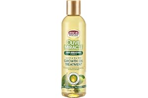 African Pride Olive Miracle Anti-Breakage Maximal förstärkning tillväxtolja, 237 ml