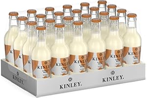 Kinley Ginger Beer, Bevanda allo Zenzero con note di Fiori d'Arancio, Adatta alla Mixology, Per Drink Rinfrescanti e dal Sapore Inconfondibile, Bevanda Analcolica - 24 Bottiglie in Vetro da 200 ml