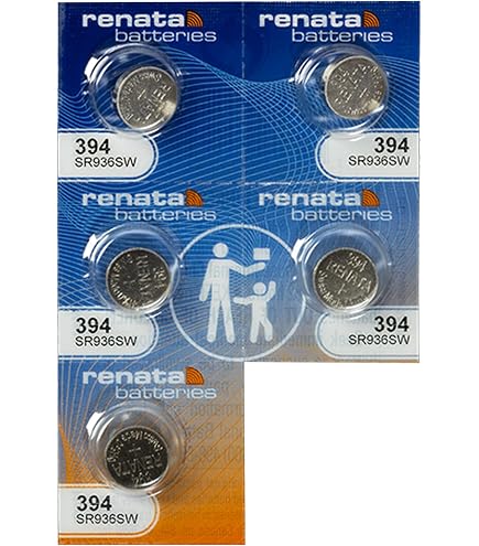 Lot De 4 Piles Renata 390 Pour Montres - Piles Bouton Haute Qualité