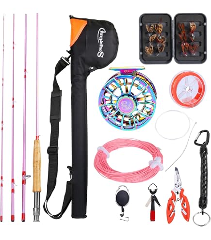 Shakespeare Cedar Canyon Stream Fliegenfischerrute, 7,3 m, 3/4 wt, Olivgrün, 3 Stück Shakespeare Cedar Canyon Stream Fliegenfischerrute, 7,3 m, 3/4 wt, Olivgrün, 3 Stück