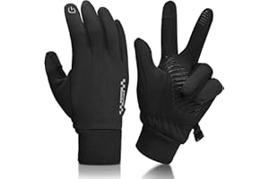 SGQTZDZQ Kids Thermal Gloves, Anti-Slip Winter Kid Ski Gloves Boys Girls 5-14, Touchscreen Plush Kids Glove