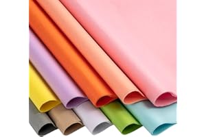 LEYUN Carta Velina Colorata - 120 Fogli (50x70cm): Il Set Ideale per Imballaggio Creativo e Progetti Artigianali