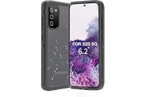 BDIG Custodia Impermeabile Samsung Galaxy S20, IP68 Certificato Waterproof Cover Slim Antiurto Antineve Antipolvere AntiGraffio Subacquea Caso Full Protezione Impermeabile Custodia per S20, 6.2"