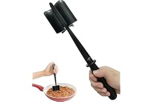 FGNUAY Meat Chopper, Exquisite Multifunctional Premium Heat Resistant ABS plastic Meat Chopper Tool, 5 Curve Blades Masher Non Stick Utensil, Ground Meat Masher for Hamburger Meat,Ground Beef Turkey and More