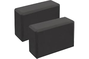 Leikefitness yogablock 2-pack, lättvikt-hög densitet EVA-skum mjuk halkfri för yoga, pilates, meditation 22 cm x 15 cm x 15 cm