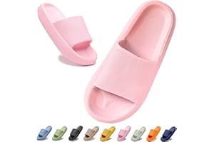 IDEINER Unisex Ciabatte Nuvola Ultra Morbide Pillow Slides Doccia Antiscivolo con Suola Spessa Comode Eva Pantofole Taglia 36-47