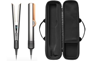 CBDYWVR Estuche de Viaje Duro para la Plancha de Pelo Dysons Airstrait, Estuche de Viaje Impermeable y a Prueba de Polvo, Estuche portátil de protección para la Plancha de Pelo Dysons Airstrait
