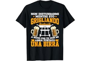 YOEYANG Divertente Barbecue & Birra Griglia Regali BBQ Papà Maglietta