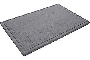 Fonderia Bongiovanni | Pierre de lave rectangulaire 60x40 cm | Grill en pierre naturelle pour cuisson saine et savoureuse