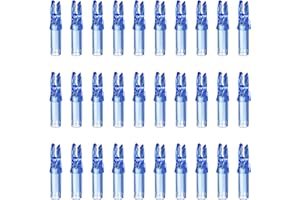 sourcing map Archery Arrow Nocks Plastic Carbon Arrow Inserts .244"/6.2mm for DIY Hunting Shooting