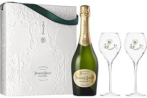 PERRIER JOUET Perrier-Jouët Grand Brut Champagne, 75 cl with 2 flutes
