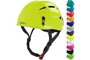 ALPIDEX Casco per Arrampicata de Adolescenti e Adulti EN 12492 Casco Alpinismo en Diversi Colori
