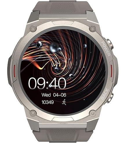 HiFuture Future Go Pro Reloj Inteligente Hombre de Acero Inoxidable para Hombre de, podómetro, Monitor de Ritmo cardíaco smartwatch, Resistente al Agua hasta 3ATM para Android iOS(Plata