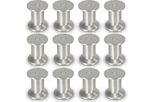 ‎JOPARRI Joparri 12er Set Möbelfüße Höhe 100mm, Aluminium Möbelbeine Belastbar bis 250 Kg, Runde Tischfuß Sofafüße, Sockelfuß für Möbel