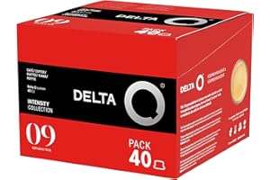 DELTA CAFÉS Delta Q - Pack Xl Qharacter 40 Capsules de café- Intensité Haute 220 Grammes