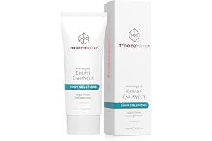 freezeframe - Non-surgical Breast Enhancer, Clinically Proven Breast Enhancement Cream with Peptides and Mangosteen, Firming Hydrogel, Fragrance Free (100ml)