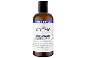 ‎CREMO CREMO - Beard Wash & Softener For Men | Cooling Citrus & Mint Leaf | 177ml