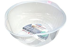 INOMATA HIC 0800 Bol japonais en acrylique transparent pour légumes, fruits, riz, 20,3 cm