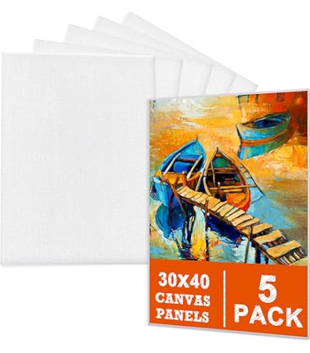 Tela Per Pittura 40x90cm - Cotone Trama Media, Made In Italy - Foto 5