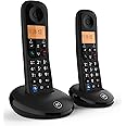 BT 90662 Everyday Cordless Home Phone with Basic Call Blocking, Twin Handset Pack, Black