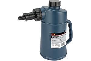 Performance Tool W54274 Battery Filler with Auto Shut Off and Drip-Free Valve, 2 Quarts