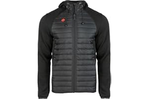 Izas Noya Chaqueta Híbrida de Hombre para Invierno con Membrana Resistente al Viento y Lluvia