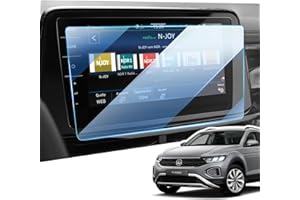 LANGBEAN 9,2" Discover Pro Pellicola Protettiva per VW T-Roc/Golf 7 / Tiguan 2 / Passat B8, 9H Protezione dello Schermo in Vetro Temperato per Navigazione, Anti-Impronta Digitale e Anti-Graffio