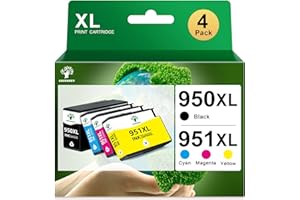 GREENSKY 950 XL 951XL Multipack Remanufactured do HP 950XL HP 951XL Multipack do HP Officejet Pro 8620 8600 wkłady do HP Officejet Pro 8610 8615 8100 276DW (4 sztuki)