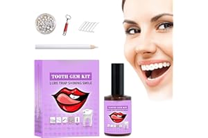 NEXOLLA Juego de Gemas Dentales, Juego DeJoyas Dentales con Pegamento, Gema De Dientes Adornos Dientes, Gemas De Joyería De Dientes para Decoración De Uñas Y Dientes De Bricolaje Tooth Gem