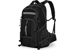 zeroto 50L Mochila de Senderismo, mochila Impermeable para hombres y mujeres Mochila de camping mochila y transpirable para acampar resistente con sistema de suspensión para acampar al aire