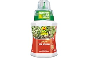 COMPO Concime Liquido per Bonsai, Per bonsai da interno e da esterno, Con tappo graduato, 250 ml