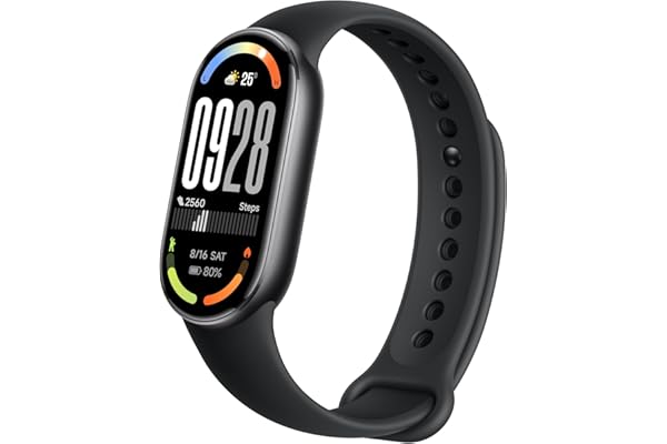 Xiaomi Smartband 10, Pantalla AMOLED de 1,72”, Carga rápida, 150+ Modos Deportivos, Monitorización de Salud y sueño, HyperOS 2.0, Impermeable 5ATM, Brújula