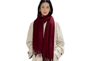 MaaMgic Bufanda xxl Primavera Mujer Hombre Colores Dobles Invierno Tocado Sedoso Multicolor Elegante Mantón Suave para Fiesta de Bodas 200 * 70 CM