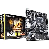 Gigabyte AMD B450 Ultra Durable Motherboard mit GIGABYTE Gaming LAN und Bandbreitenmanagement, PCIe Gen3 x4 M.2, Unterstützun