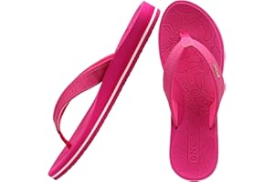 ONCAI Flip Flops Womens Yoga Mat Comfortable Beach Platform Sandals With Arch Support