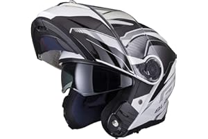 Black Flip Up Front Motorcycle Motorbike Full Face Crash Jet Helmet with Internal Sun Visor Men's And Women's Helmets UK Stock Optimus II Infinity