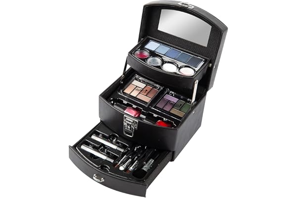 GLOSS ! Mallette Maquillage – Kit Beauté Complet – Look Professionnel – Style Élégant – Mallette