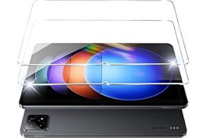 zZjoOoj Protector de pantalla para Xiaomi Pad 6s Pro (2024) 12.4 pulgadas,Cristal Templado para Xiaomi Pad 6s Pro,antiarañazos,sin burbujas,antiarañazos,dureza 9H, 2 unidades