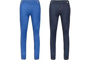 GW CLASSY OUTFIT Lot de 2 jeggings en jean pour fille de 5 ? 13 ans