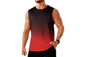 PINSPARK Tank Top Herren Ärmelloses Shirt Schnelltrocknend Achselshirts Muskelshirt Leicht Gym Shirt Fitness Laufen Funktionsshirt Atmungsaktiv Bodybuilding Shirts