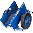 Nisorpa Panel Dolly Heavy Duty,Door Dolly Cart,1100LBS Capacity Granite Slab Dolly,Adjustable Drywall Mover with 10" Solid Wheels for Drywall Sheet Material Handling All Terrain Moving Cart